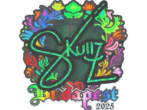 印花 | skullz（全息）| 2025年布达佩斯锦标赛