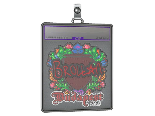 Placa de Adesivo | Brollan (Bordado) | Budapeste 2025