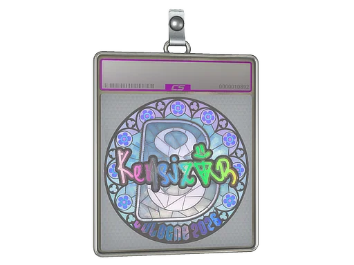 Placa de pegatinas | kensizor (holográfica) | Colonia 2026