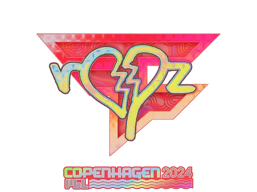 Klistermärke | ropz (holo) | Copenhagen 2024