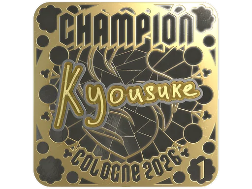 Sticker | kyousuke (Gold, Ranked) | Cologne 2026