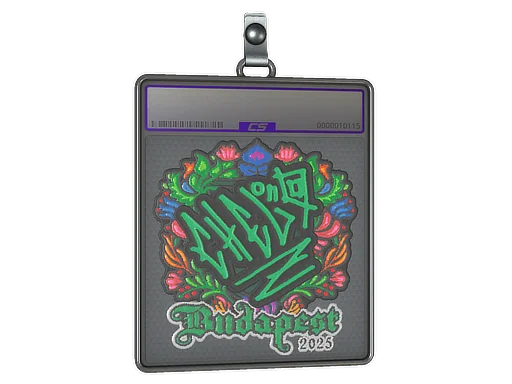 Sticker Slab | chelo (Embroidered) | Budapest 2025