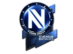 Pegatina | Team EnVyUs (reflectante) | Boston 2018