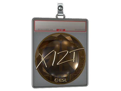 Klistermärkesfodral | Xizt (Guld) | Katowice 2019