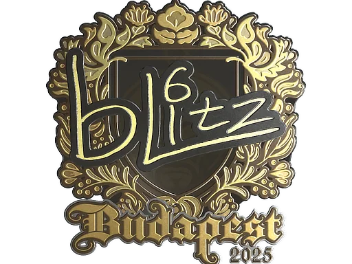 Adesivo | bLitz (Dourado) | Budapeste 2025