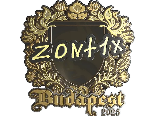 印花 | zont1x（金色）| 2025年布达佩斯锦标赛