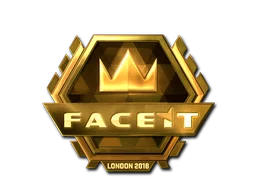 Aufkleber | FACEIT (Gold) | London 2018