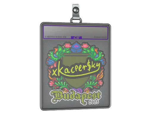 Placa de pegatinas | xKacpersky (bordada) | Budapest 2025