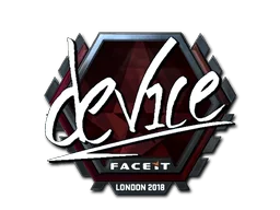 Klistermärke | device (Foil) | London 2018