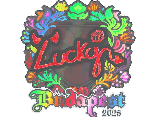 Adesivo | Lucky (Holográfico) | Budapeste 2025