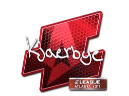 Aufkleber | Kjaerbye (Glanz) | Atlanta 2017