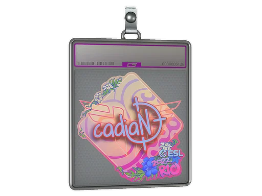Placa de pegatinas | cadiaN (holográfica) | Río 2022