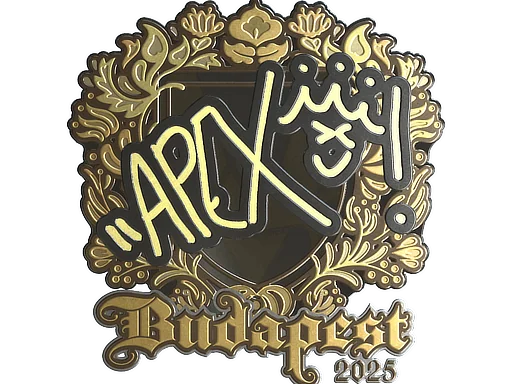 印花 | apEX（金色）| 2025年布达佩斯锦标赛