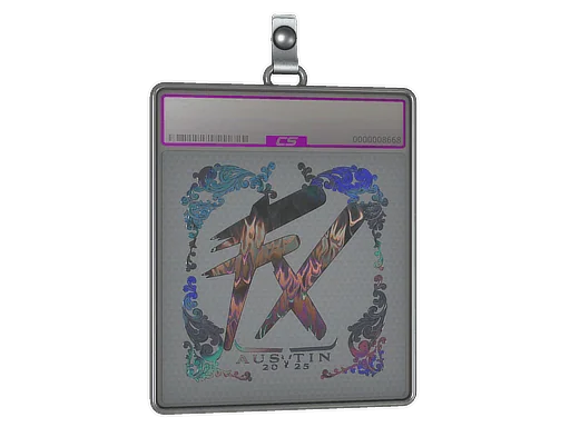 Placa de Adesivo | Fluxo (Holográfico) | Austin 2025