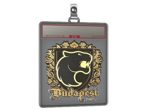 Placa de Adesivo | FURIA (Dourado) | Budapeste 2025