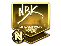 Adesivo | NBK- (Dourado) | Cluj-Napoca 2015
