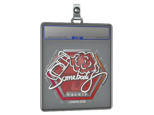 Pokrowiec na naklejkę | somebody | Londyn 2018