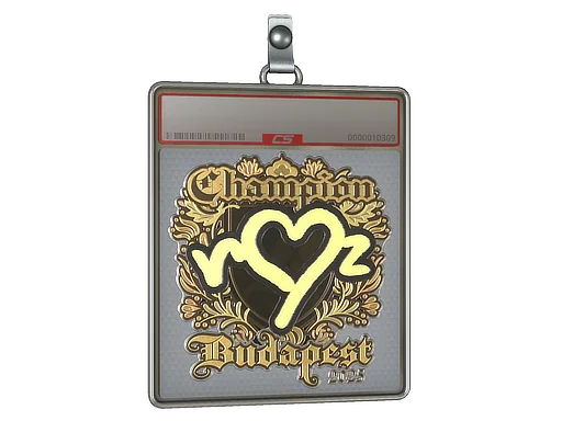 Sticker Slab | ropz (Gold, Champion) | Budapest 2025