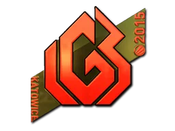Pegatina | LGB eSports (dorada) | Katowice 2015