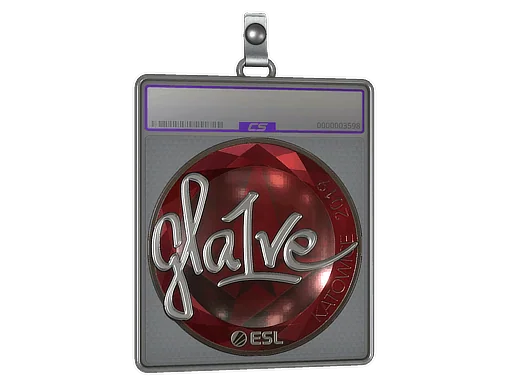 Placa de Adesivo | gla1ve (Brilhante) | Katowice 2019