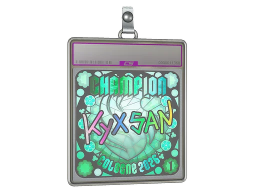 Placa de pegatinas | kyxsan (holográfica, con clasificación) | Colonia 2026