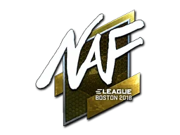 Naklejka | NAF (foliowana) | Boston 2018