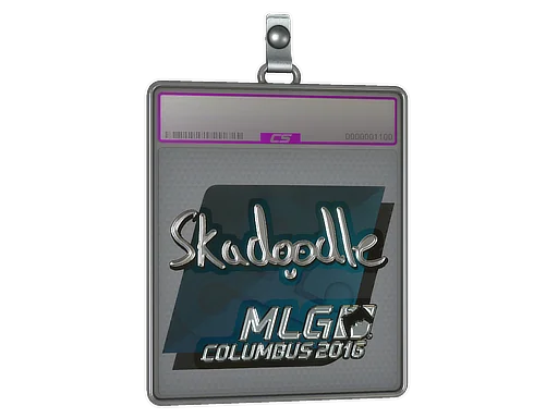 Placa de pegatinas | Skadoodle (reflectante) | MLG Columbus 2016