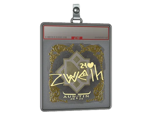 Aufkleberhülle | zweih (Gold) | Austin 2025