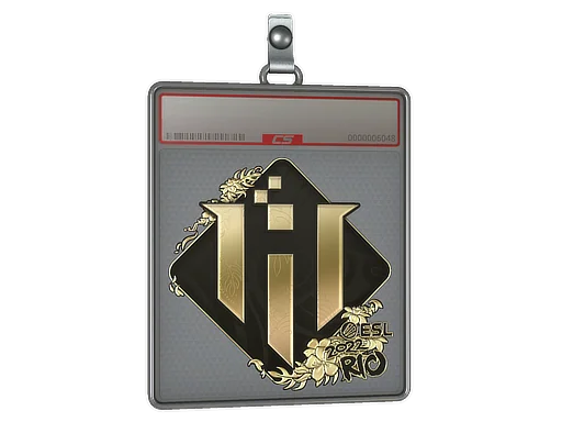 Placa de pegatinas | IHC Esports (dorada) | Río 2022