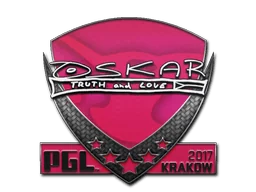 Klistermärke | oskar | Krakow 2017