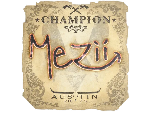 Aufkleber | mezii (Meister) | Austin 2025