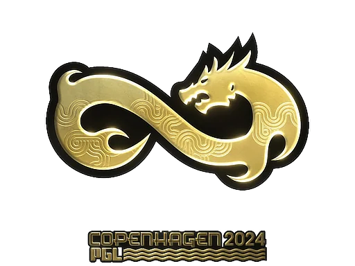 Adesivo | Eternal Fire (Dourado) | Copenhague 2024