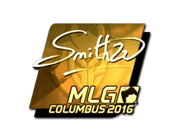 Aufkleber | SmithZz (Gold) | MLG Columbus 2016