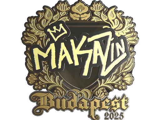 Adesivo | Maka (Dourado) | Budapeste 2025
