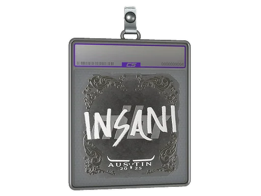 Placa de Adesivo | insani (Brilhante) | Austin 2025