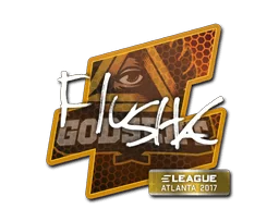 Klistermärke | flusha | Atlanta 2017