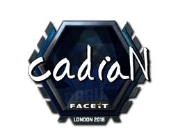 Naklejka | cadiaN (foliowana) | Londyn 2018