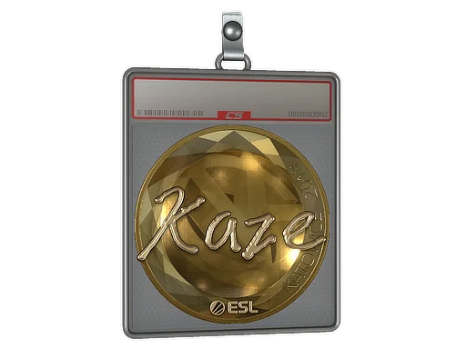 Placa de Adesivo | Kaze (Dourado) | Katowice 2019