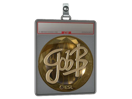 Placa de Adesivo | gob b (Dourado) | Katowice 2019