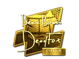 Aufkleber | DeadFox (Gold) | Atlanta 2017