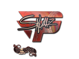 Klistermärke | skullz (Holo) | Paris 2023
