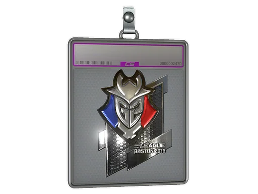 Klistermärkesfodral | G2 Esports (Foil) | Boston 2018