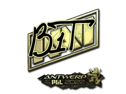印花 | b1t（金色） | 2022年安特卫普锦标赛