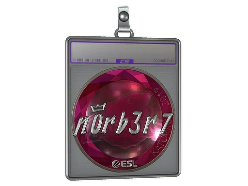 Placa de pegatinas | n0rb3r7 (reflectante) | Katowice 2019