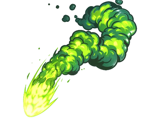 Aufkleber | Bombenspur (Glitzer)