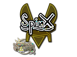 Klistermärke | Spinx (glitter, mästare) | Paris 2023