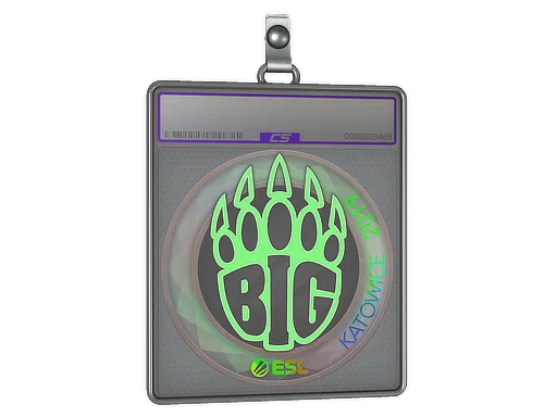 Placa de Adesivo | BIG (Holográfico) | Katowice 2019