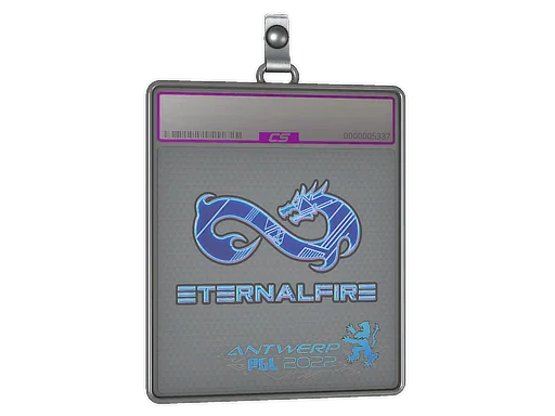 Placa de Adesivo | Eternal Fire (Holográfico) | Antuérpia 2022
