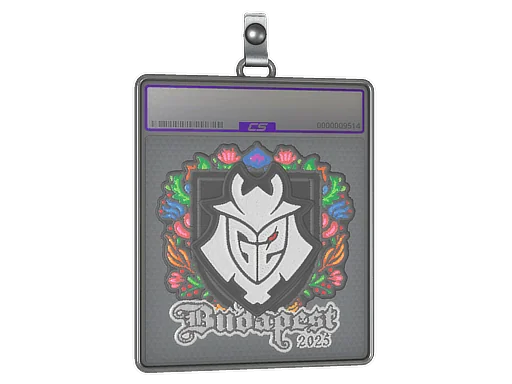 Placa de pegatinas | G2 Esports (bordada) | Budapest 2025