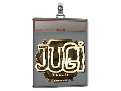Aufkleberhülle | JUGi (Gold) | London 2018